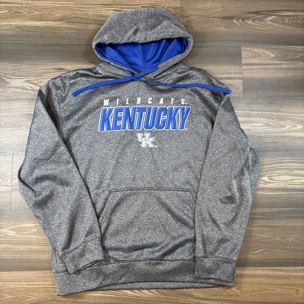 Champions Kentucky Wildcats Performance Fleece Pullover Hoodie Size L